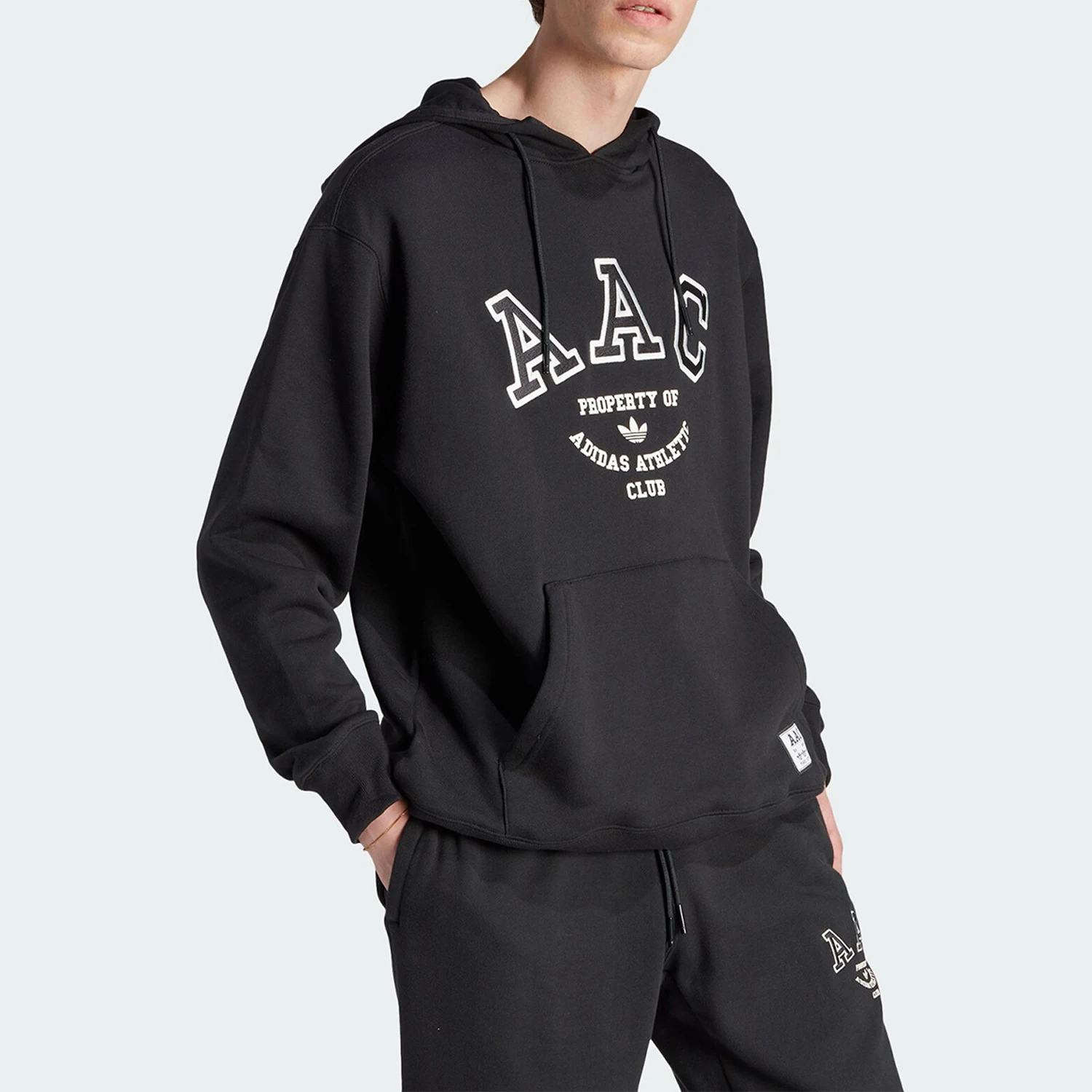 

Adidas genuine Three Stripes Men's Printed Fashion Hooded Sweatshirt