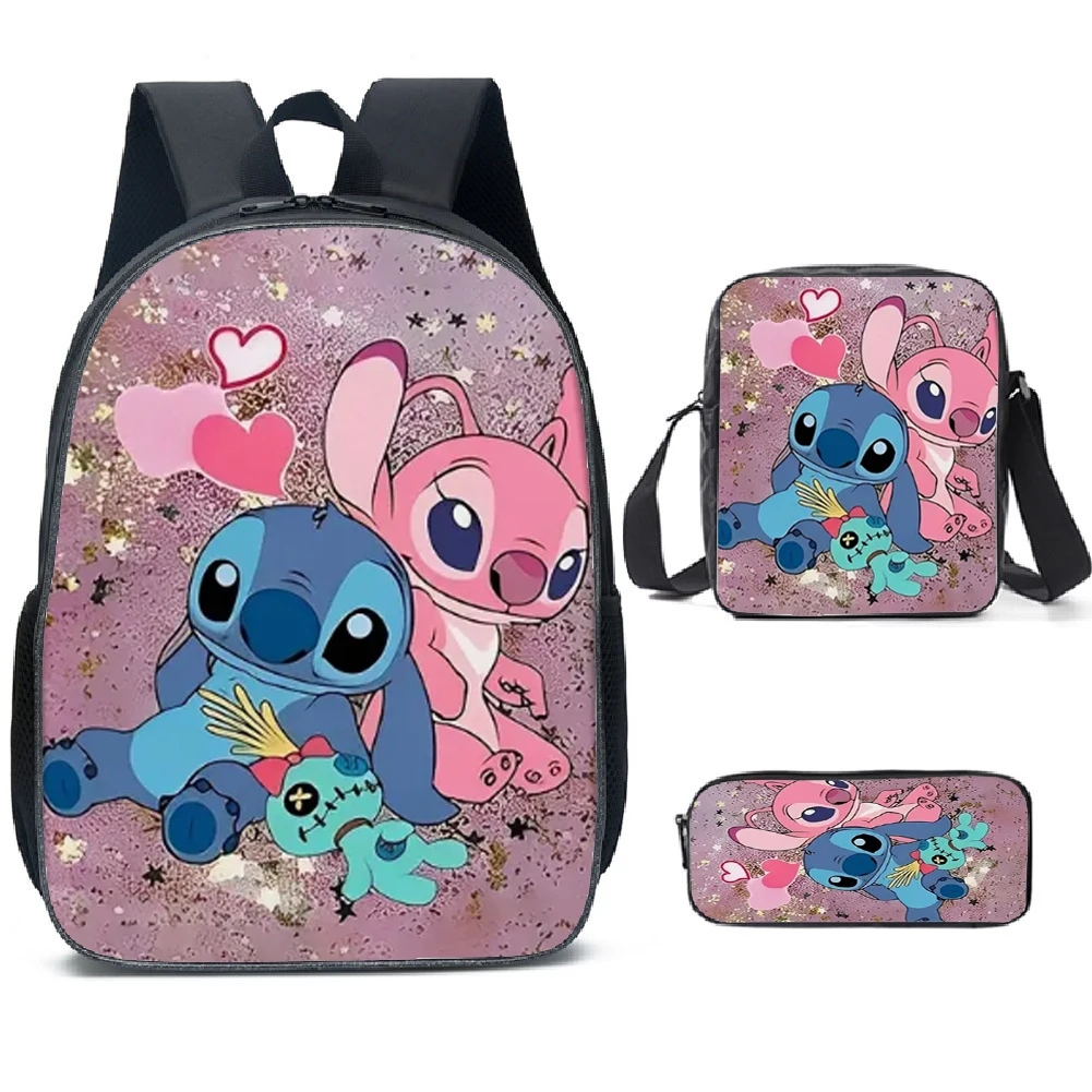 

Lilo & Stitch School Bags 3pcs Children Primary Kids Backpack Boys Girls School Shoulder Bags Student Cartoon Mochila