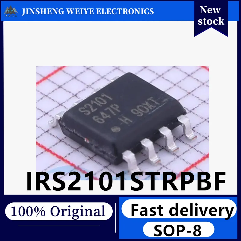 (10/50 pieces) IRS2101STRPBF IRS2101S SOP-8 600V High and Low Side Gate Drivers Brand New Original Stock Electronic Chips