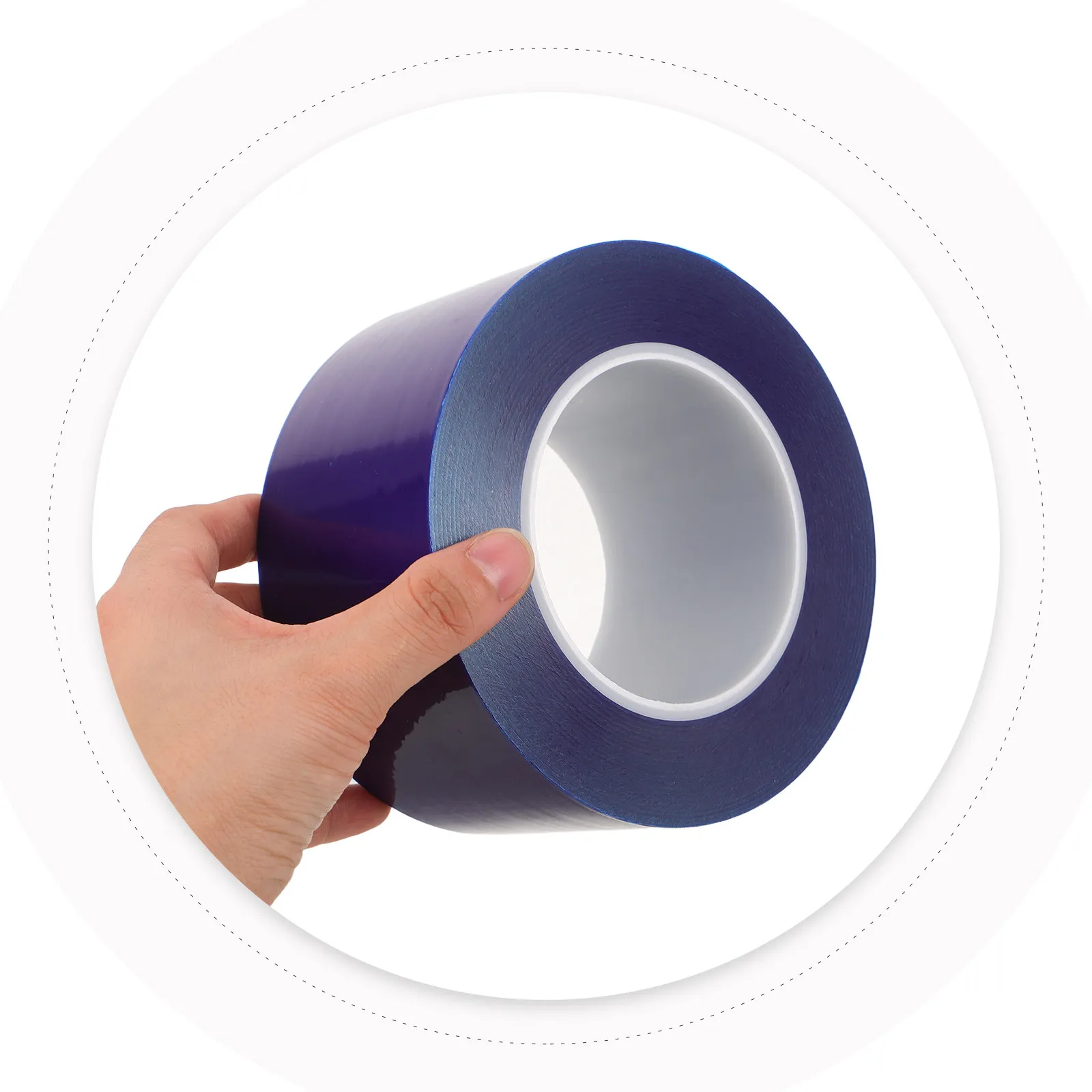 1 Roll Auto Wheel Hub Protector Tape Removable Pe Adhesive Blue Car Exterior Trim Tape Automotive Body Molding Rim Repair