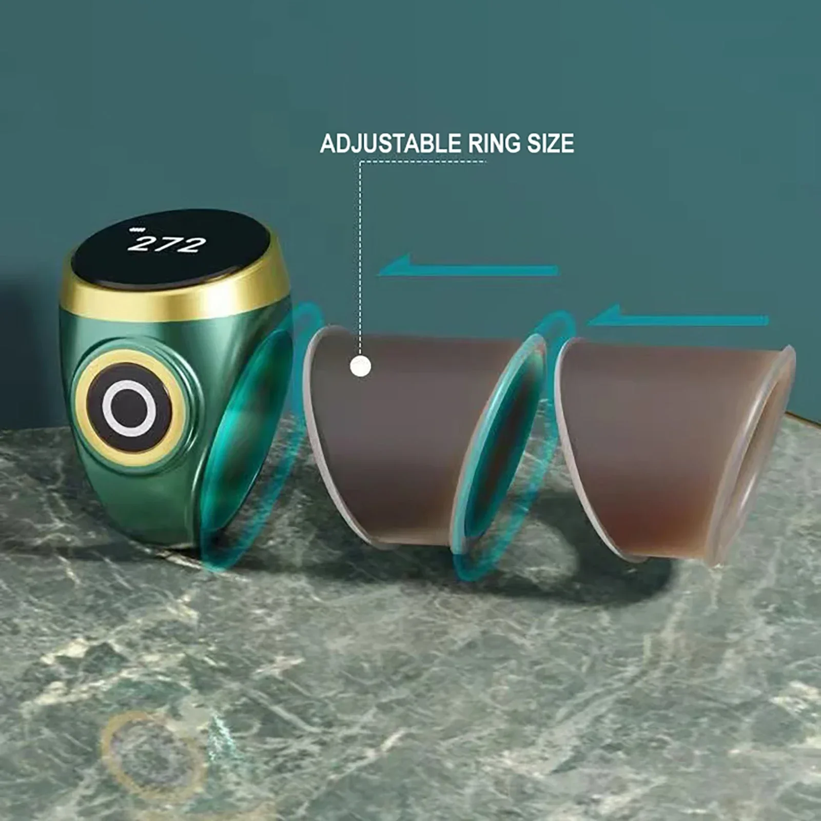 Smart Electronic Digital Finger Ring Tally Counter Time Reminder Bluetooth Vibration Waterproof Counter Finger Counter