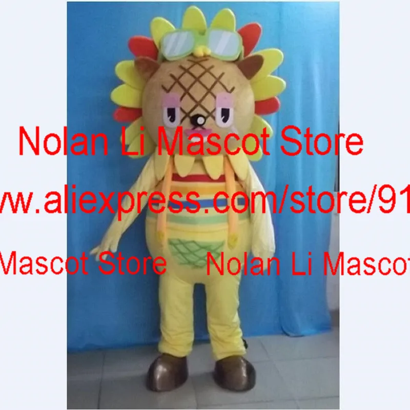 Brand New Custom Sunflower Mascot Costume Crayon Cartoon Set Cosplay Birthday Party Masquerade Festival Event 943