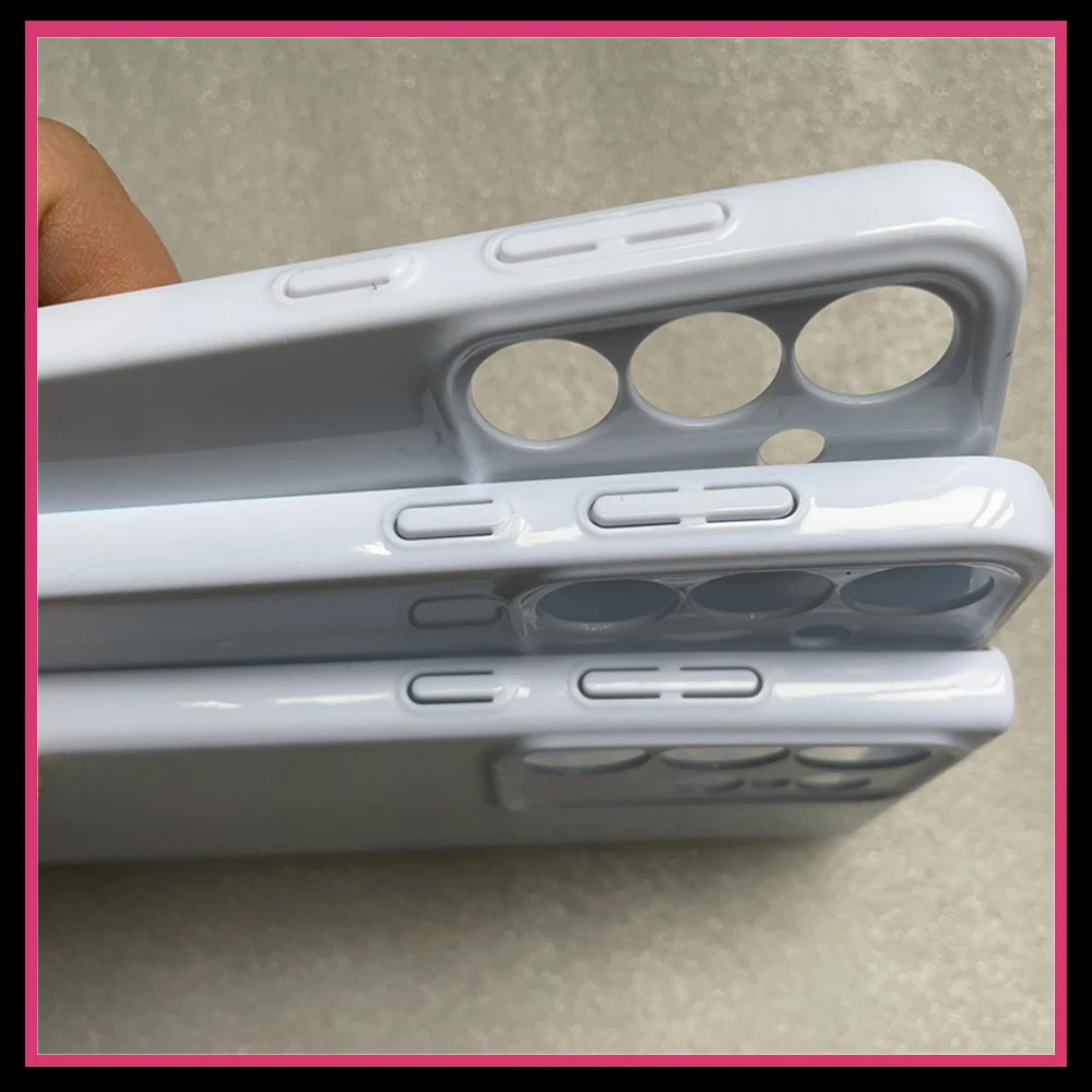 Fonlyu 10 szt. Precyzyjne otwory do maszyny do sublimacji 3D, pojedyncze etui ochronne do Samsung S26 S25 S24 S23 S22 Ultra Plus Series — zdjęcie produktu 5