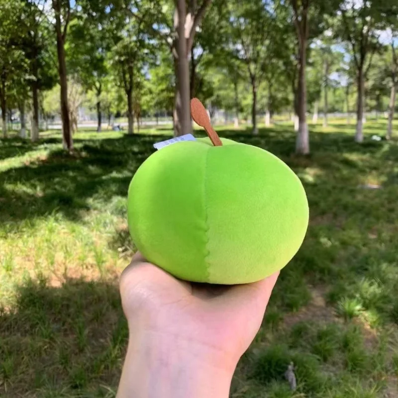 1 ~ 6 stücke Grün Rot Apfel Plüschtiere Zappeln Obst Plüsch Spielzeug Weiche Angefüllte Plushie Puppe Bildung Spielzeug Zimmer dekoration Ornamente