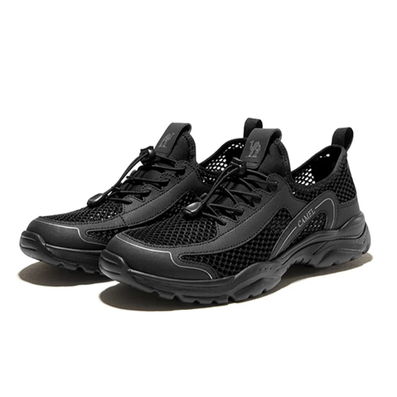 GOLDEN CAMEL Masculino Sneakers Malha Ao Ar Livre Respirável Casual Sports Running Walking Shoes Água Sapatos Femininos para Homens 2023 Verão