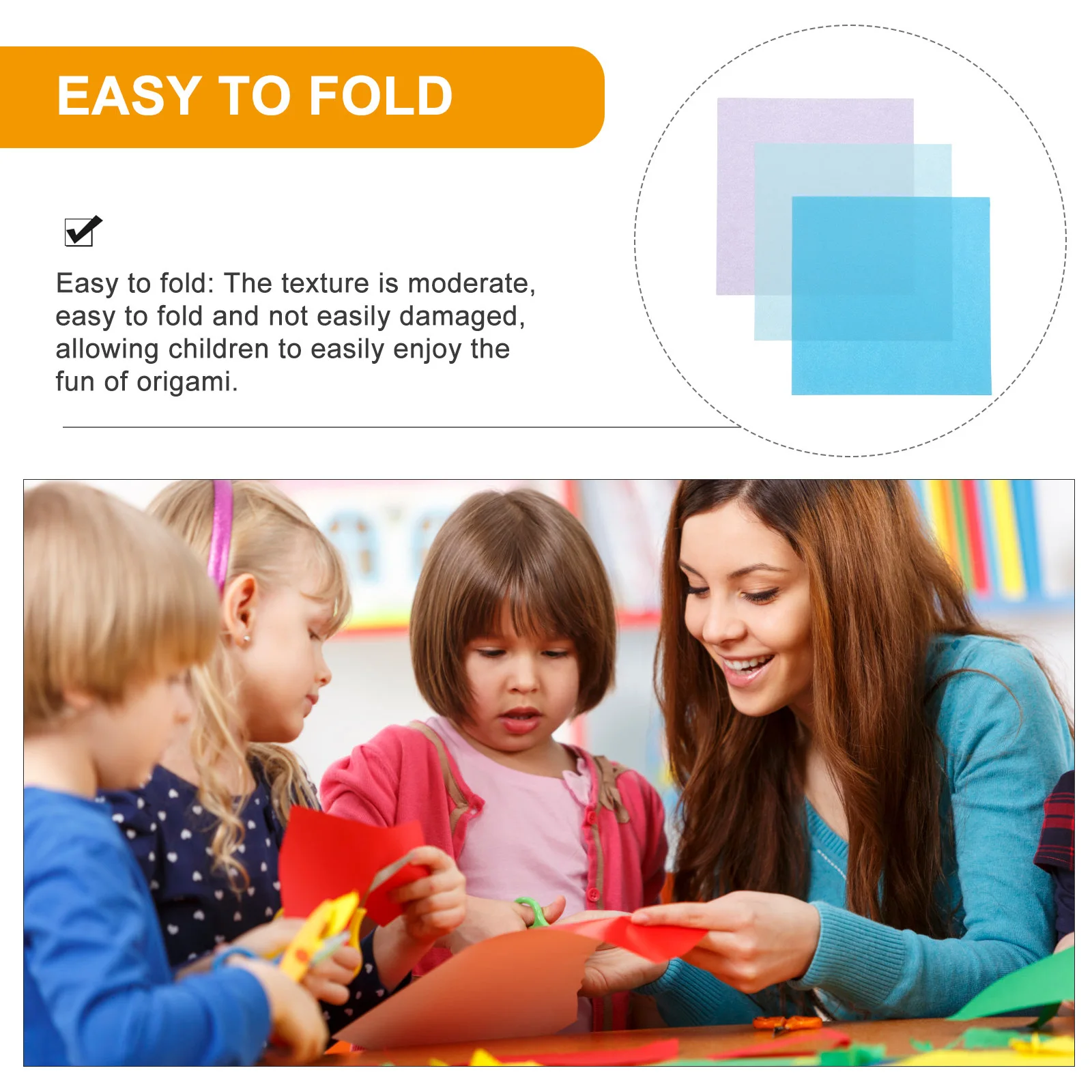 600 قطعة من ورق اوريغامي على الوجهين، أوراق قابلة للطي ملونة 15 سم، مشغولات ورقية مربعة للمشروعات الإبداعية
