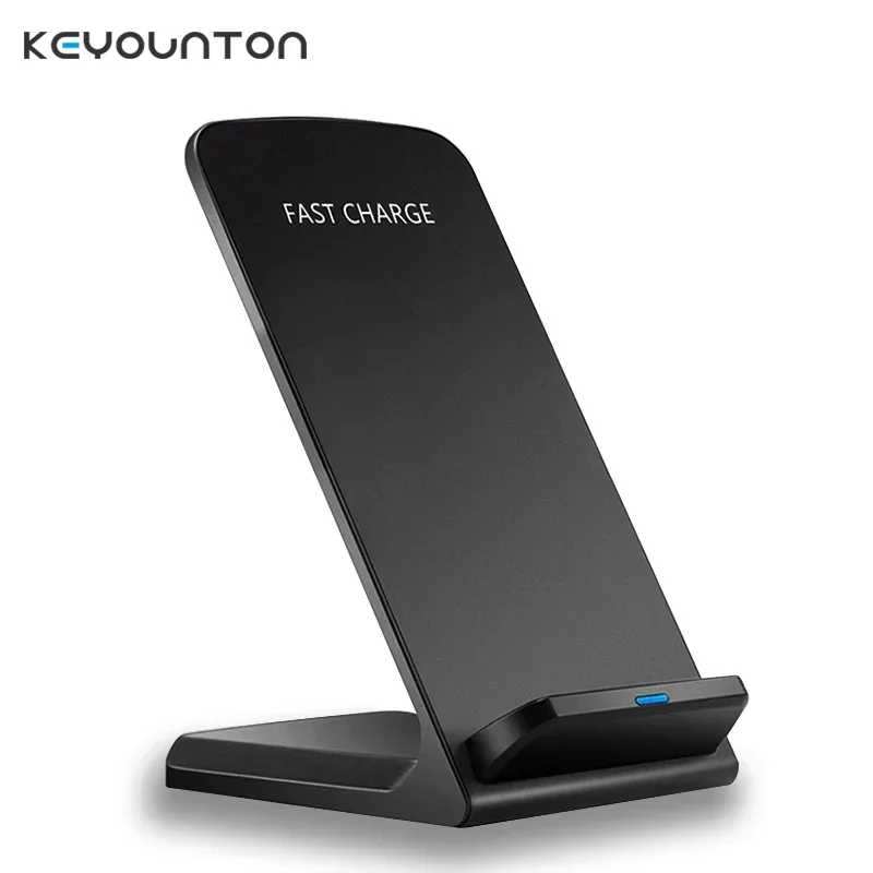 

Подставка для беспроводного зарядного устройства 10 Вт для iPhone 14 13 12 11 Pro X XS Max XR Samsung S22 S21 Xiaomi, док-станция для быстрой зарядки, держатель для телефона