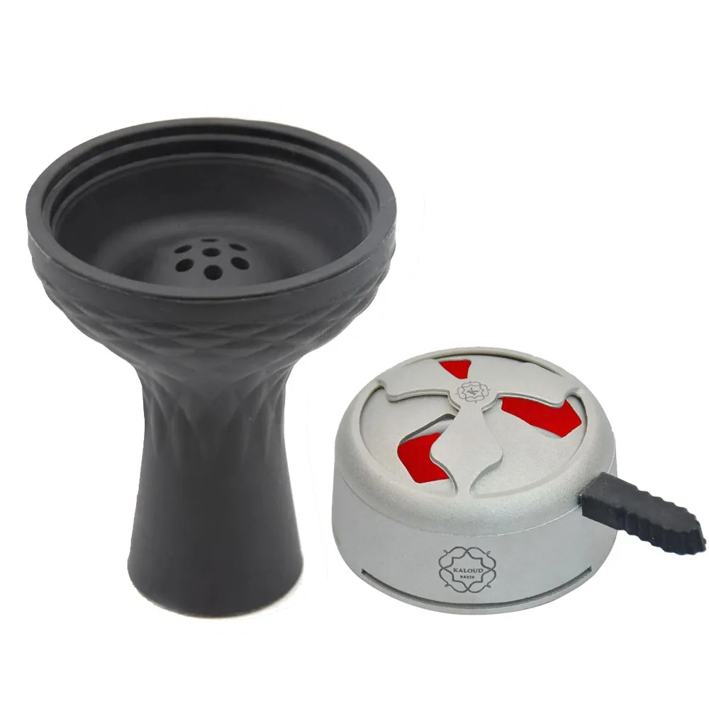Hookah Bowl Charcoal Holder Silicone Shisha Head Heat Management System Chicha Narguile Sheesha Accessories