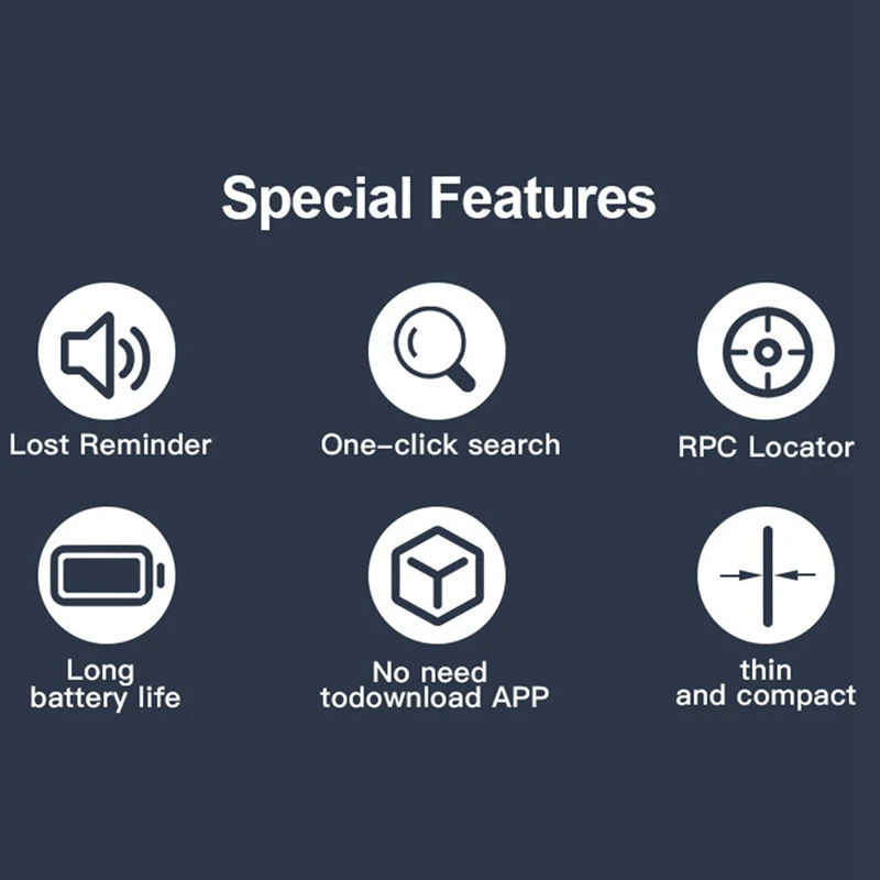 Wireless Icard Finder For Find My App Controlled Bluetooth Globally Tracking Smart Tag Droppshipping Document Locator A