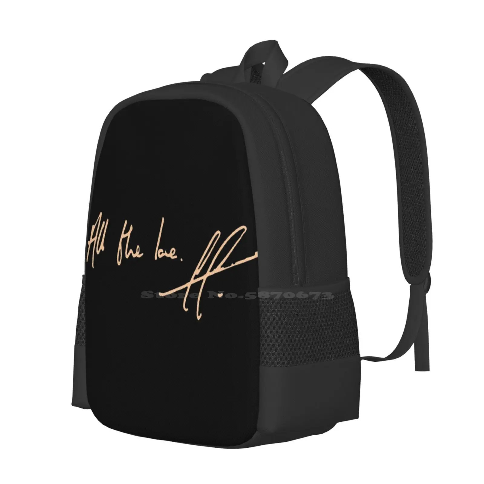 All The Love Hot Sale Backpack Fashion Bags All The Love 1D