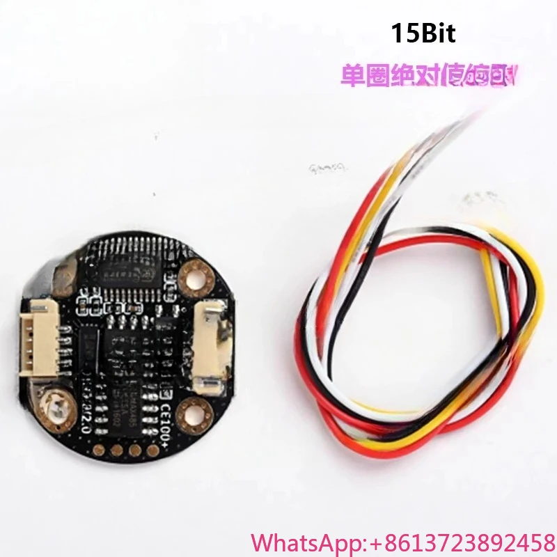 

Angle Sensor CE100 Encoder High Precision 15-Bit Angle Measurement Speed RS485 Single Turn Rotary Encoder