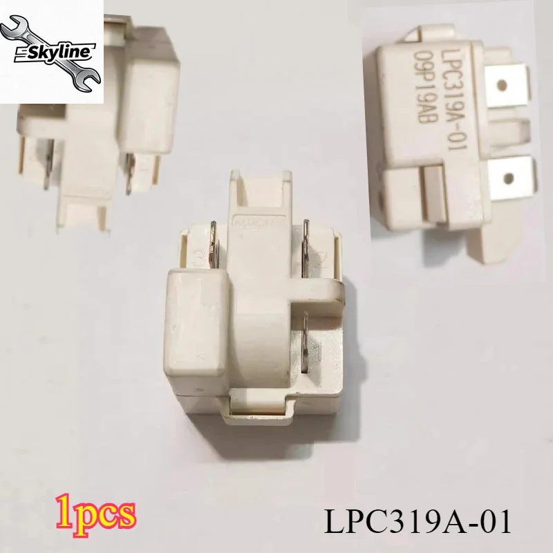 LPC319A-01 Original Refrigerator Freezer Compressor PTC Starter Relay Overload Thermal Protector