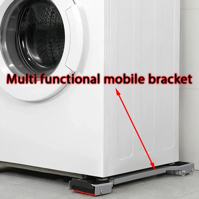 

Washing Machine Base Mobile Roller Bracket Refrigerator Pad Height Pulley Bracket Mobile Furniture Household Appliance Tools Hot