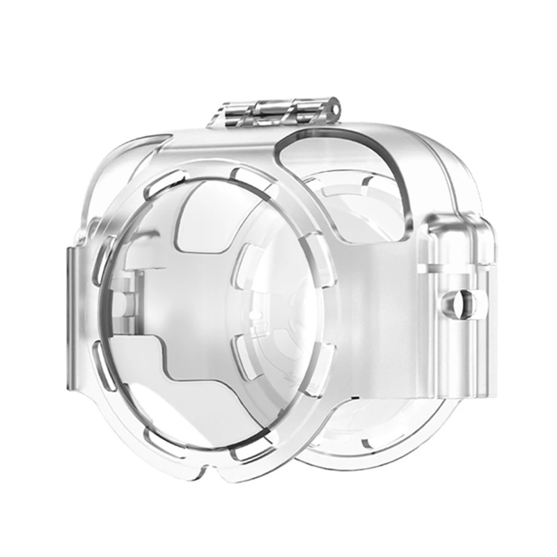 Transparente Lens Cover Protective Cap, Action Camera Lens Guard, Protector Camera Acessórios, Fit para Insta360 X4