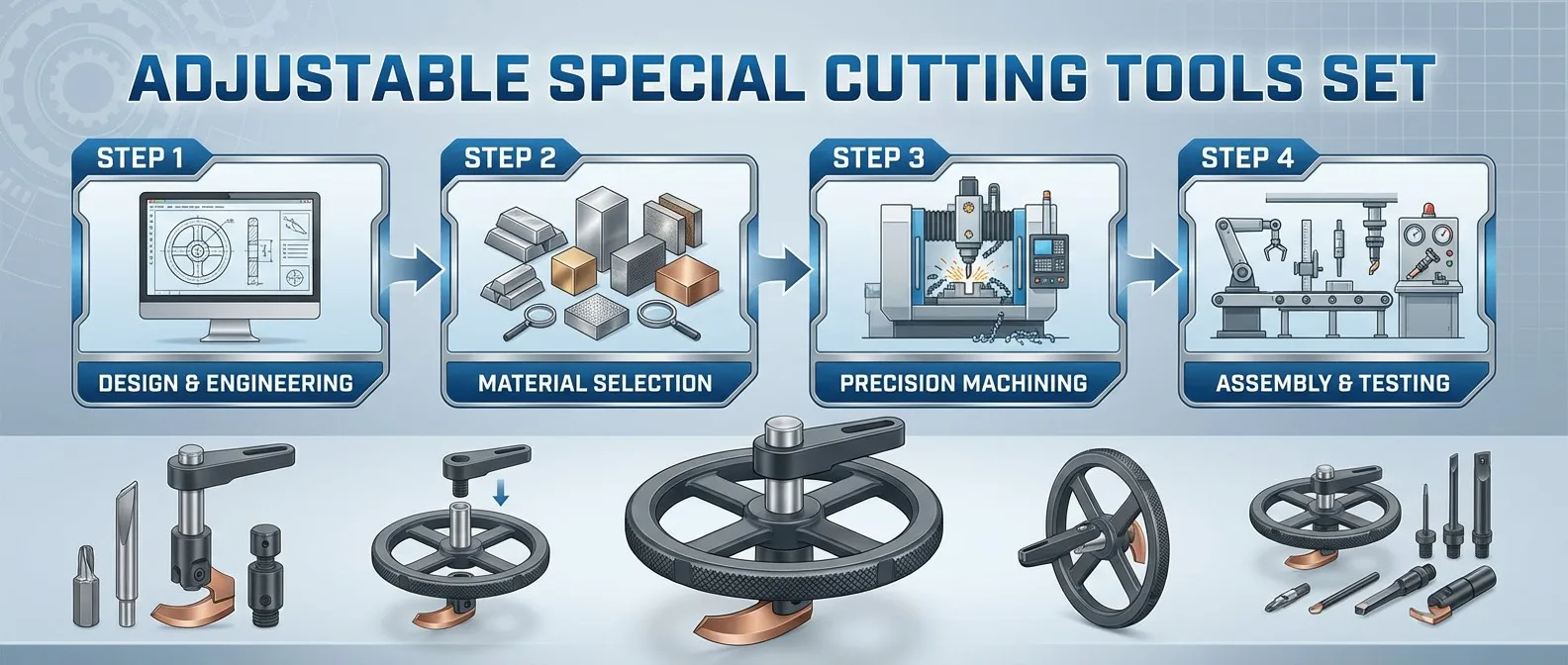 Industrial DIY steel special tool set, widely used