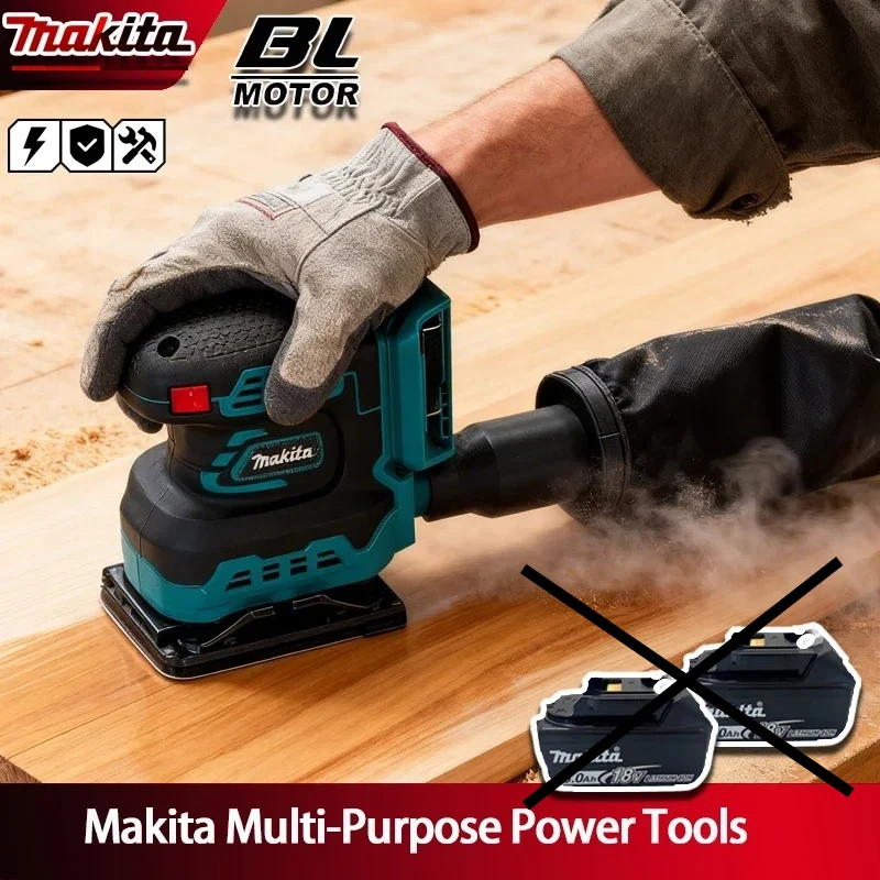 

Беспроводная эксцентриковая шлифовальная машина Makita Professional для полировки, совместимая с аккумулятором Makita 18В, бесщеточный инструмент с регулировкой скорости