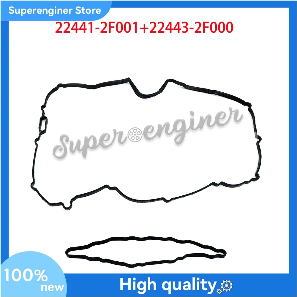 Valve Cover Gasket Set For Hyundai Santa Fe ix35 Kia Sorento Sportage 2.2 CRDi 22441-2F001+22443-2F000