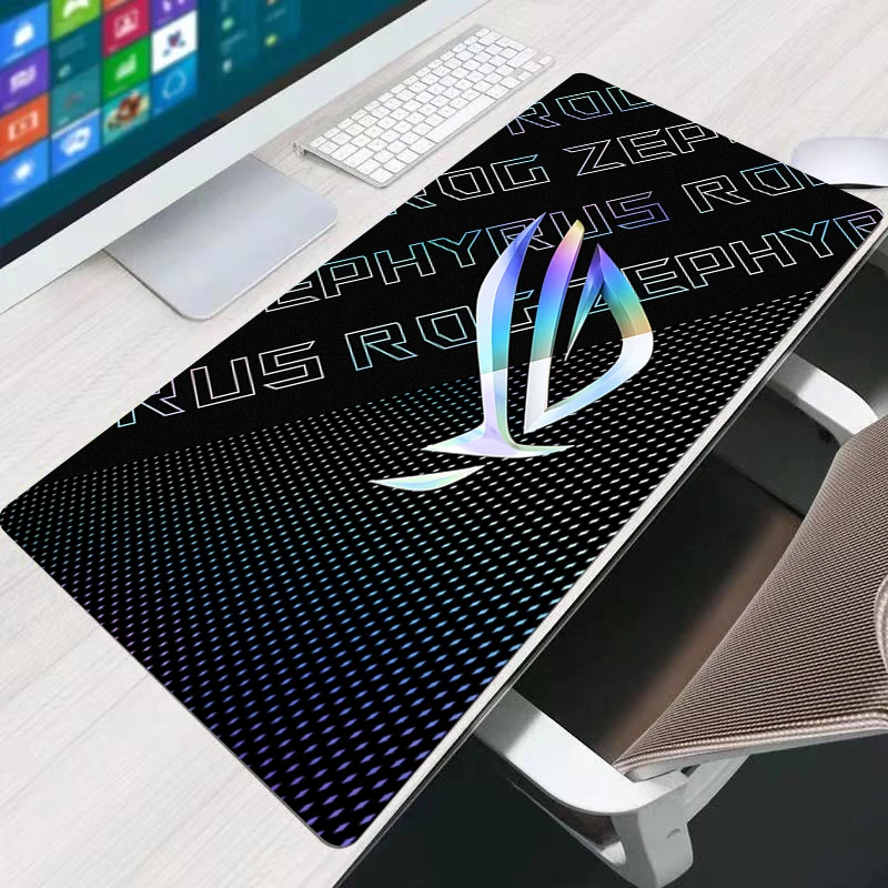 R-ROG E-sports Mouse Pad Gamer Essential XXL Extended Desk Mat Laptop Gaming Carpet PC Accessories Non-Slip Computer Mouse Pad