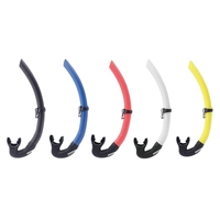 Silicon Diving Snorkel Professional Swimming Diving Breathing Tube Hose Dry Adult Children Underwater Snorkeling Diving Tube