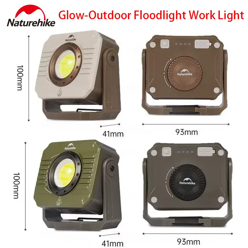 

Naturehike Camping Lamp Waterproof Tent LED Light USB Rechargeable Portable 48H Emergency Outdoor Atmosphere Lighting IPX4