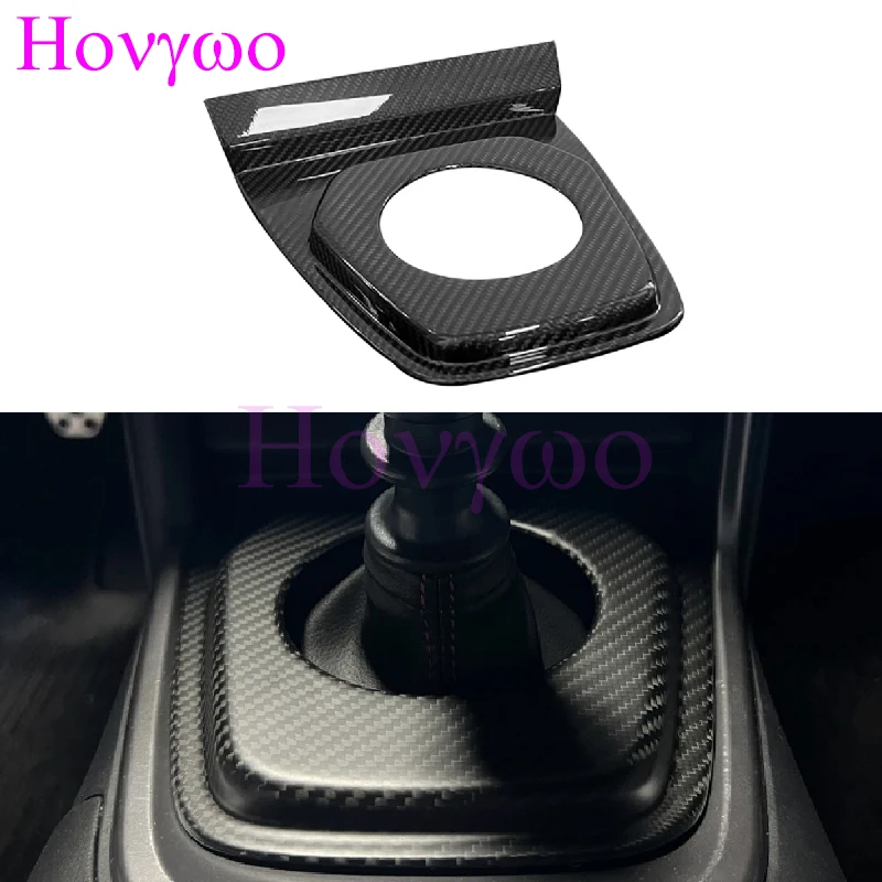 

Для Toyota 86 для Subaru BRZ 2022up MT версия сухой карбоновый автомобильный центральный панель управления, рамка панели переключения передач, накладка