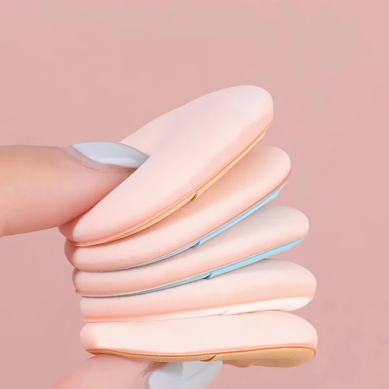 2/5/10 قطعة حجم صغير المهنية التجميل وسادة نفخة المخفي الأساس التفاصيل فنجر نفخة مجموعة ماكياج الإسفنج الجمال أداة