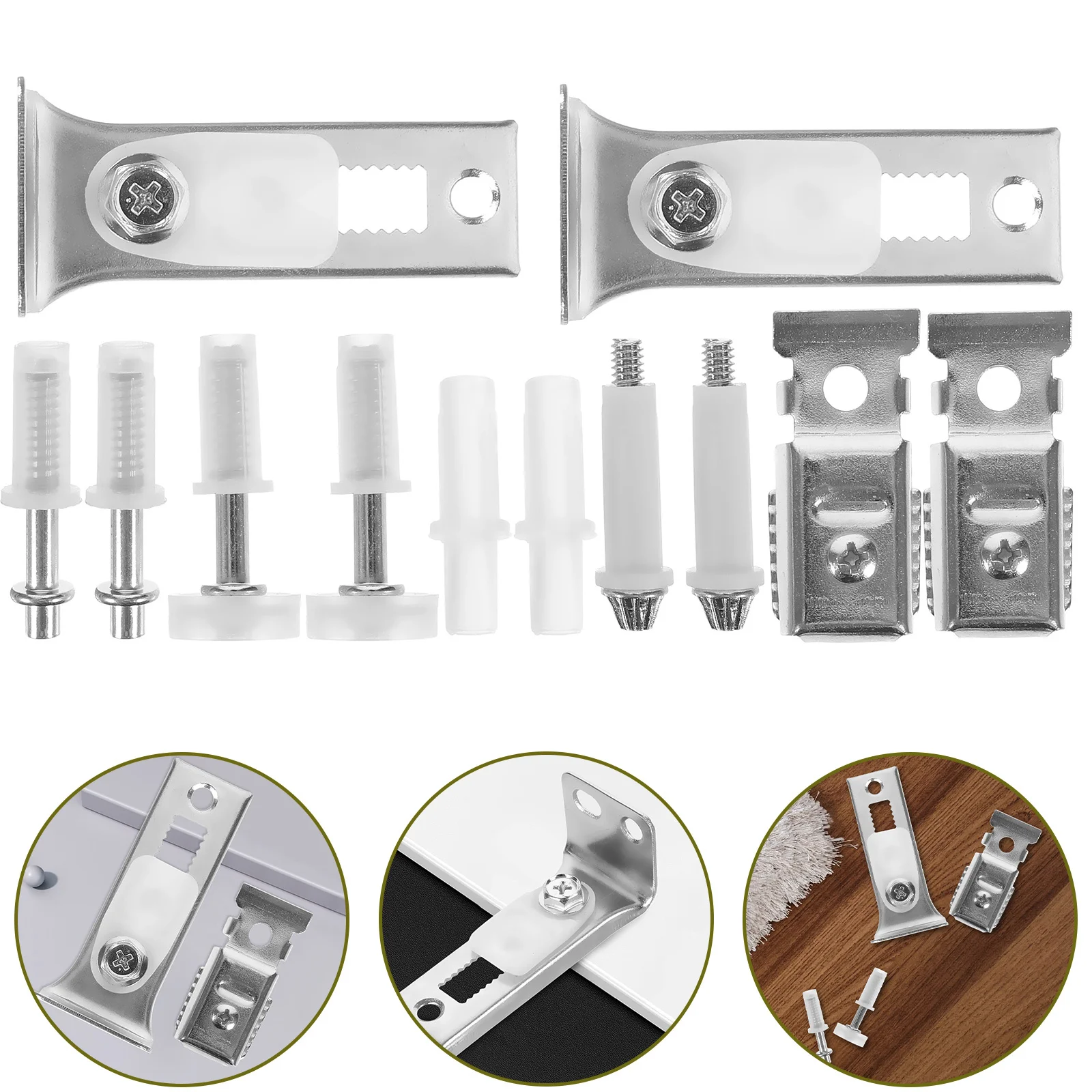 1 مجموعة طقم الأجهزة المنزلقة الفولاذ المقاوم للصدأ Bifold خزانة المسار نظام الأسطوانة لأبواب الجيب القابلة للطي طقم تصليح الباب Bifold