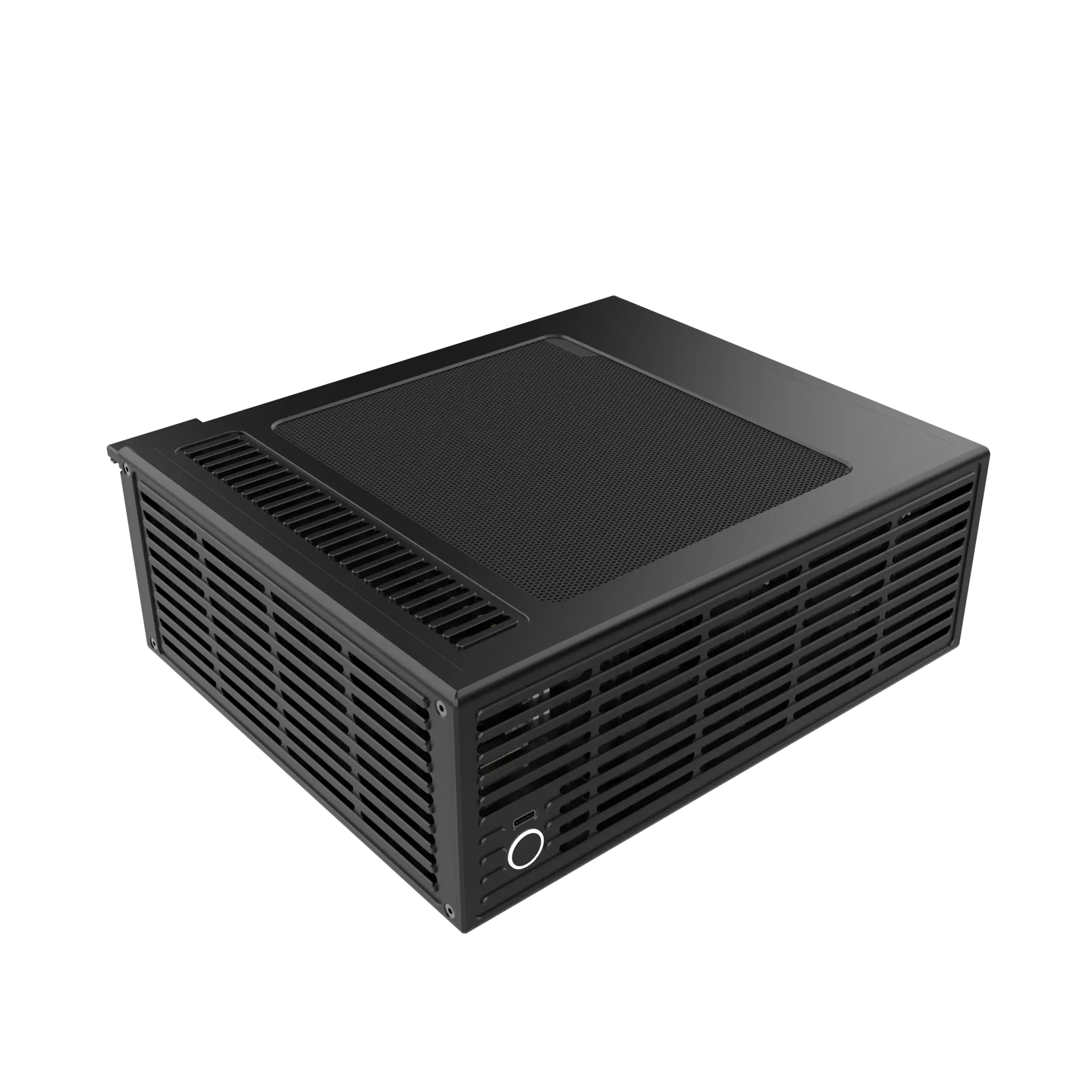 Half height computer case version V4 \ 4.9L volume all aluminum case