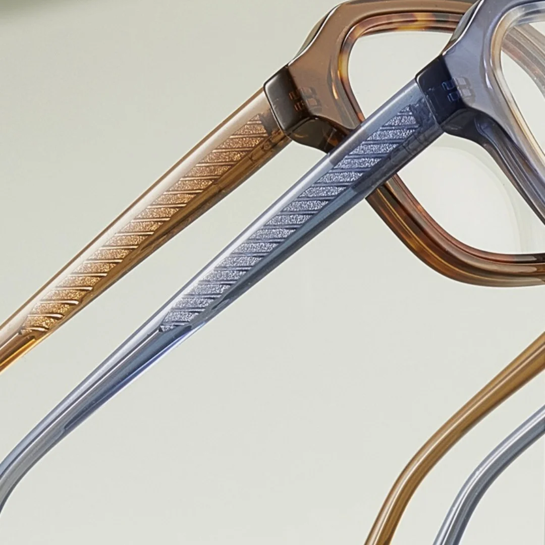 Gafas graduadas cuadradas de acetato de tendencia para mujer, gafas ópticas progresivas, gafas fotocromáticas/miopía