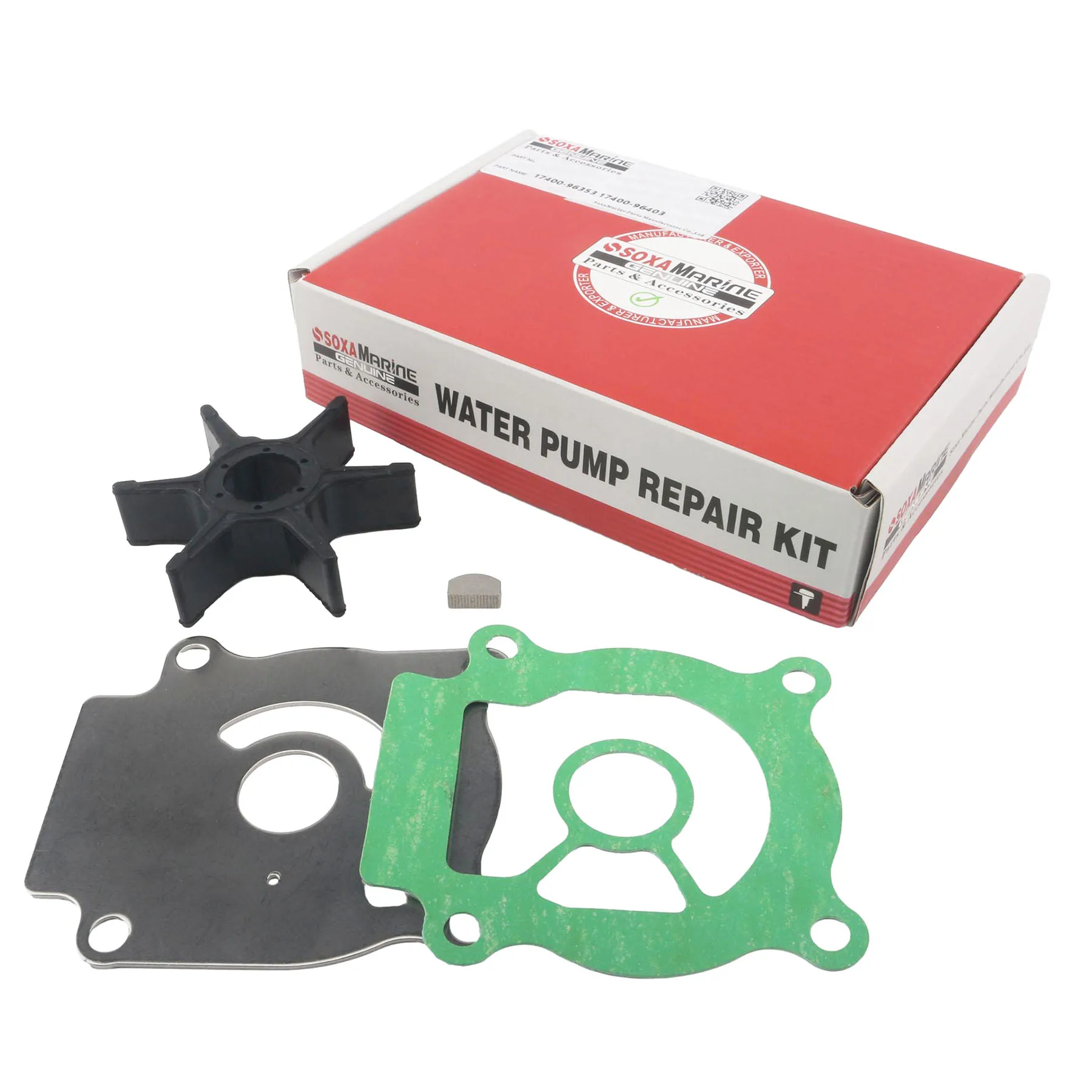 

Fits for Suzuki 2 4 Stroke 20 To 50 HP Outboard Motors Water Pump Impeller Kit Replaces 17400-96350 17400-96351 Sierra 18-3242