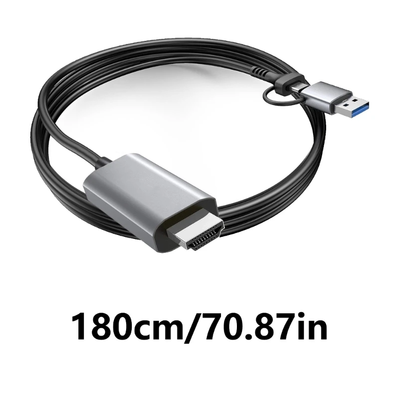 Карта с захватом видео 4K HDTV до USB+USB-C HDTV Video Grabber Box для компьютерного компьютера .h05a