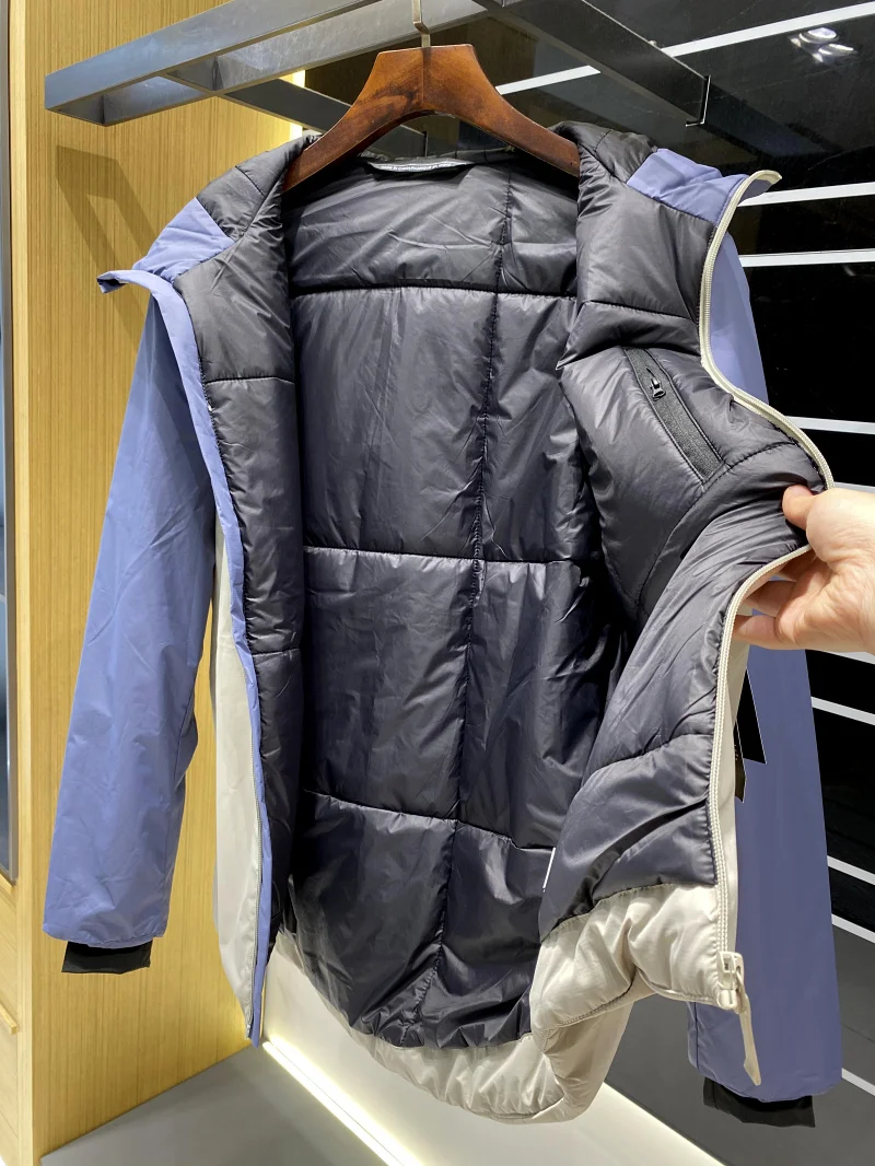 جديد الشتاء Thiened خفيفة الوزن اللون الدم مقنعين القطن Jaet يندبروف مقاوم للماء الشباب Faion ألياف البوليستر ملء #5