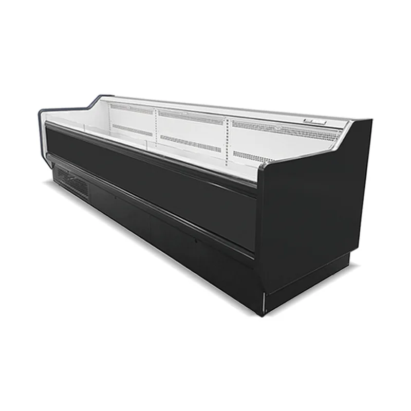 Fresh meat display cabinet, commercial supermarket pork cabinet refrigerated display fresh-keeping horizontal freezer