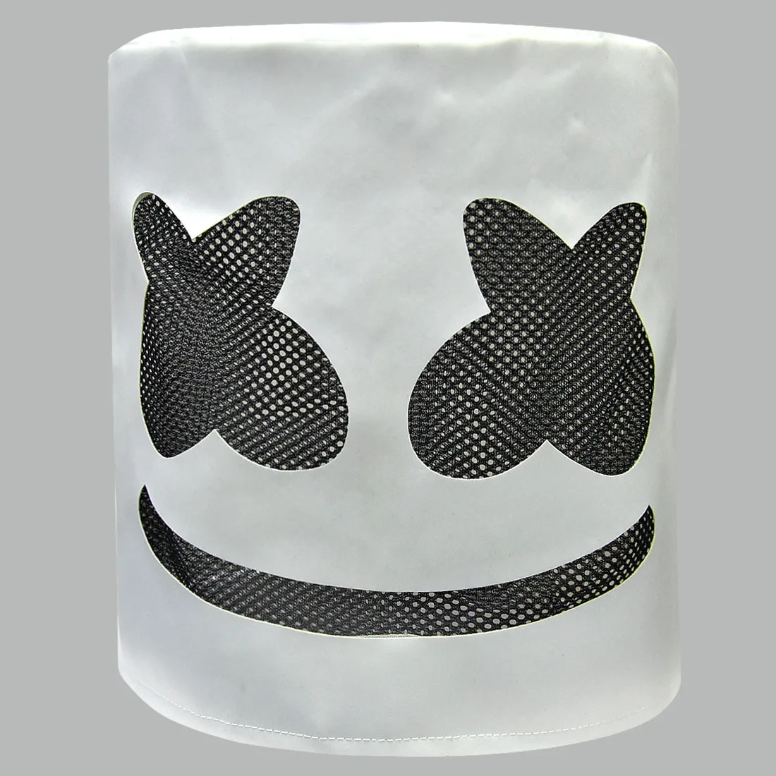 Costume d'halloween Cosplay DJ Marshmello pour enfants, avec couvre-chef, combinaison squelette pour garçons et filles, body de spectacle de fête de carnaval