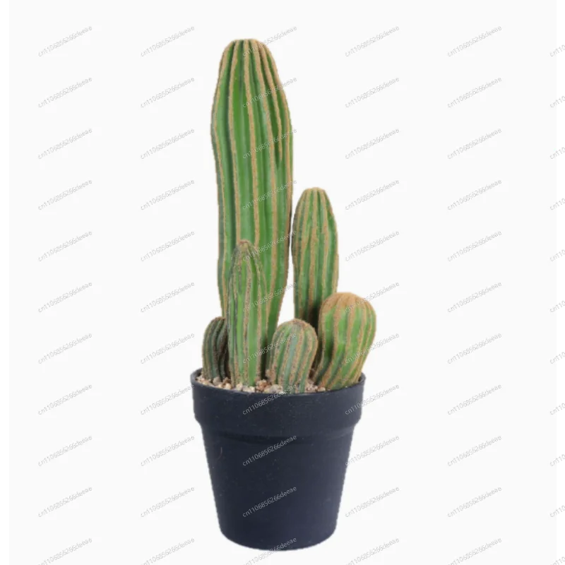 Lifelike Simulated Cactus Bonsai – Tall Floor Fake Plant, Nordic Green Decor for Home, Office & Garden