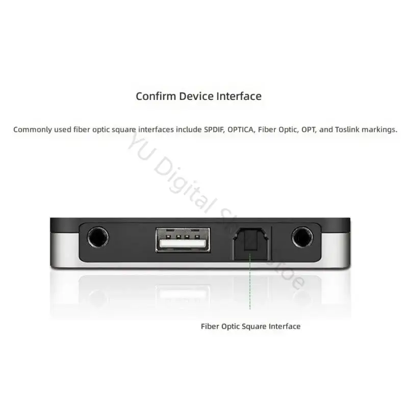 96BA Fiber Splitter Cable for TV Sound System and Speaker Routing