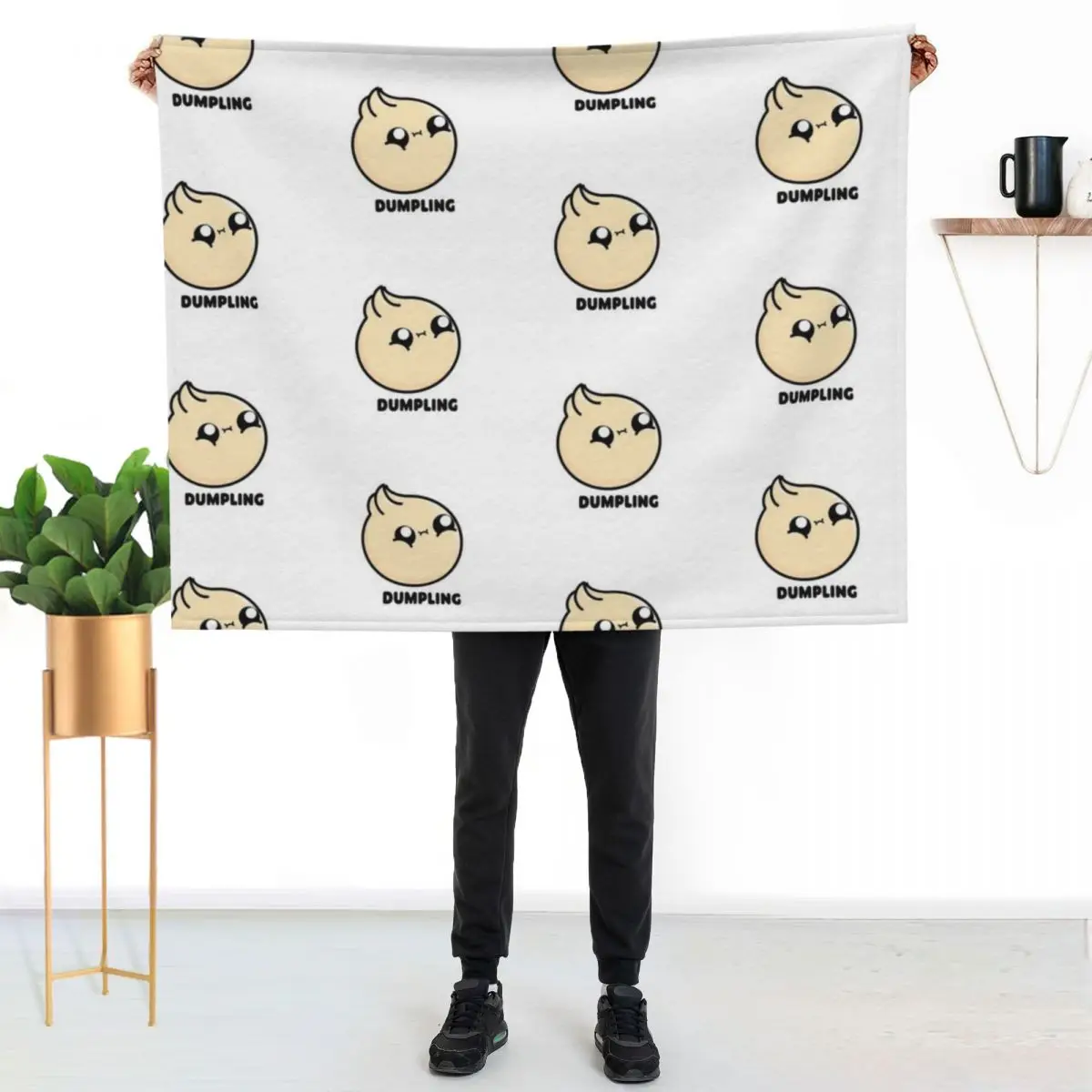 

Cute Cartoon Dumpling || Bao || Kawaii Throw Blanket Decorative Soft Throw Blanket for Couch Sofa