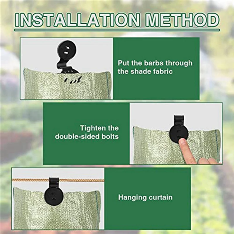 

Shade Cloth Heavy Duty Lock Grip,Shade Cloth Clips,Tarp Clips Heavy Duty Lock Grip, Shade Cloth Clips Heavy Duty(110Pcs)-B61B