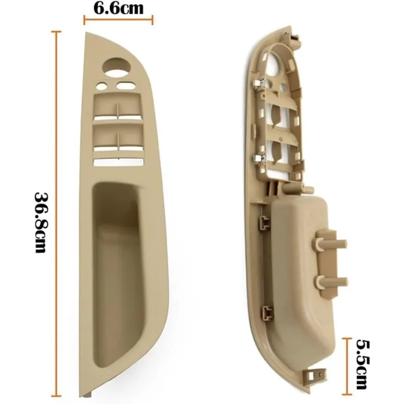 Left Door Handle Recess Trim for BMW X5 X6 2007-2013 High Edition 51416983705