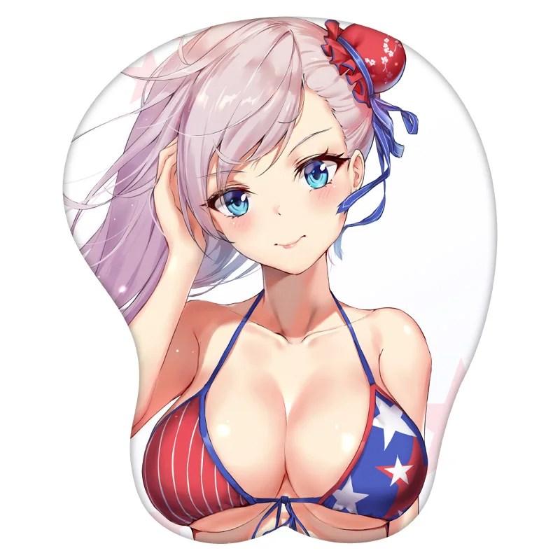 Sexy Miyamoto Musashi Fate Anime 3D Mouse Pad Sexy Wrist Rest Desk MousePad Mat Gamer Accessory