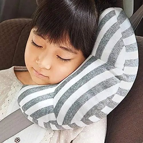 Portable Reversible Car Neck Pillow Suitable for Car - Travel Neck with Shoulder Protection Cover, Soft Neck for Driving & Sleep