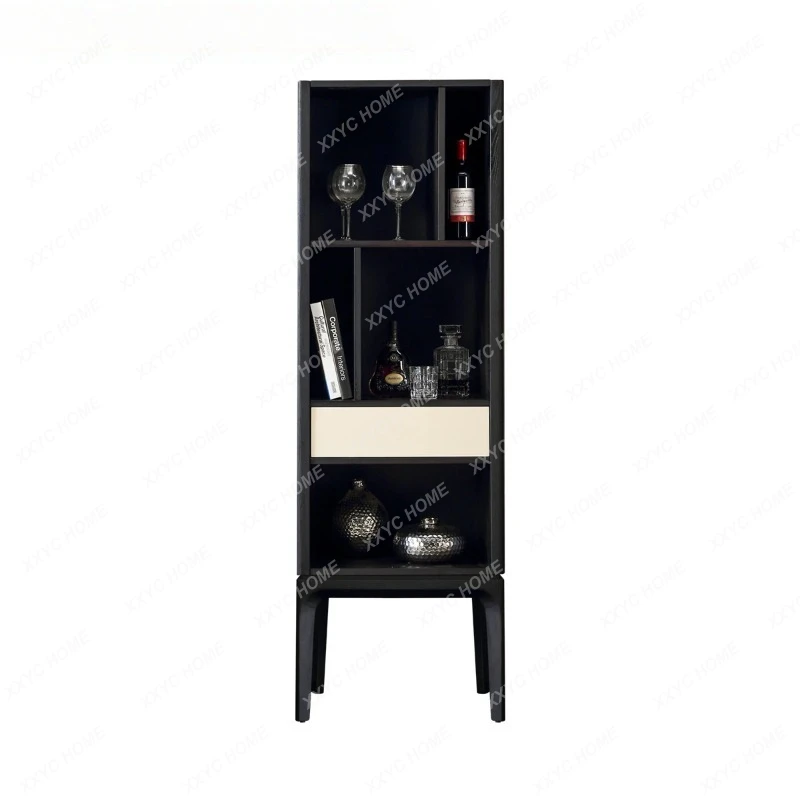 

M modern living room porch cabinet minimalist new Chinese solid wood dining room decorative cabinet