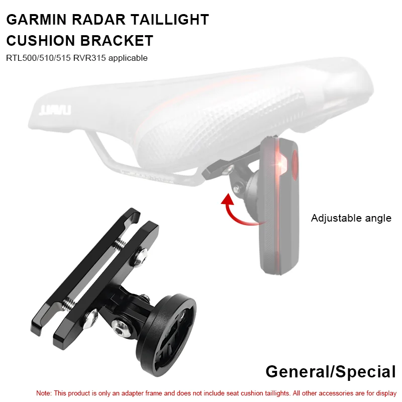 Fietsachterlicht Zadel Zadelpen Mount Houder Beugel Voor Garmin Varia Achteruitkijkradar/Garmin Ondersteuning Cradle Accessoires