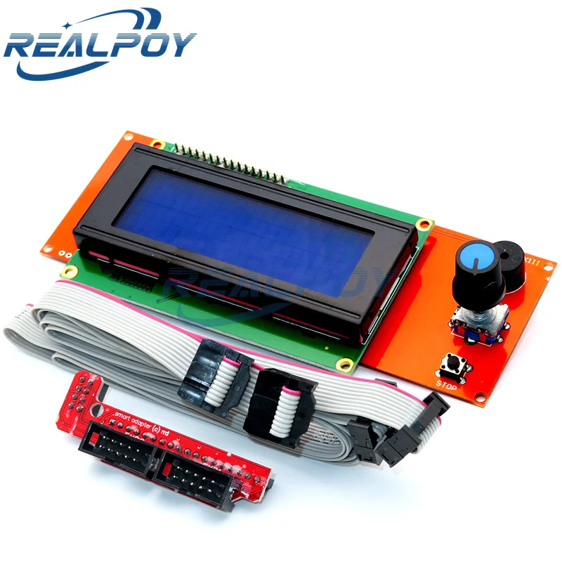 3D 2004 LCD 12864 Display stampante 3D Reprap Smart Adapter Controller Reprap Ramps 1.4 1.6 Mega2560 board 2004LCD Control image 2