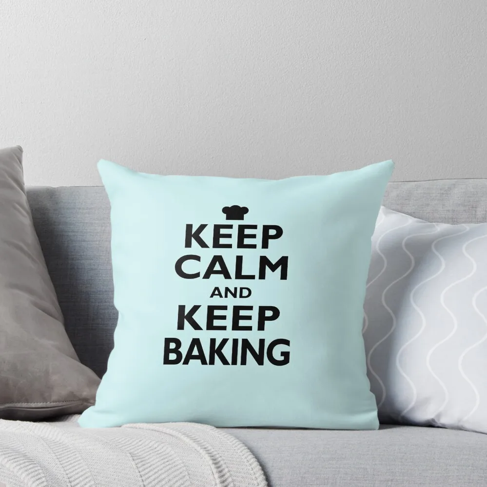 Baking Keep Calm Baker Birthday Throw Pillow Cushions For Children Cushion Child Custom Cushion pillow