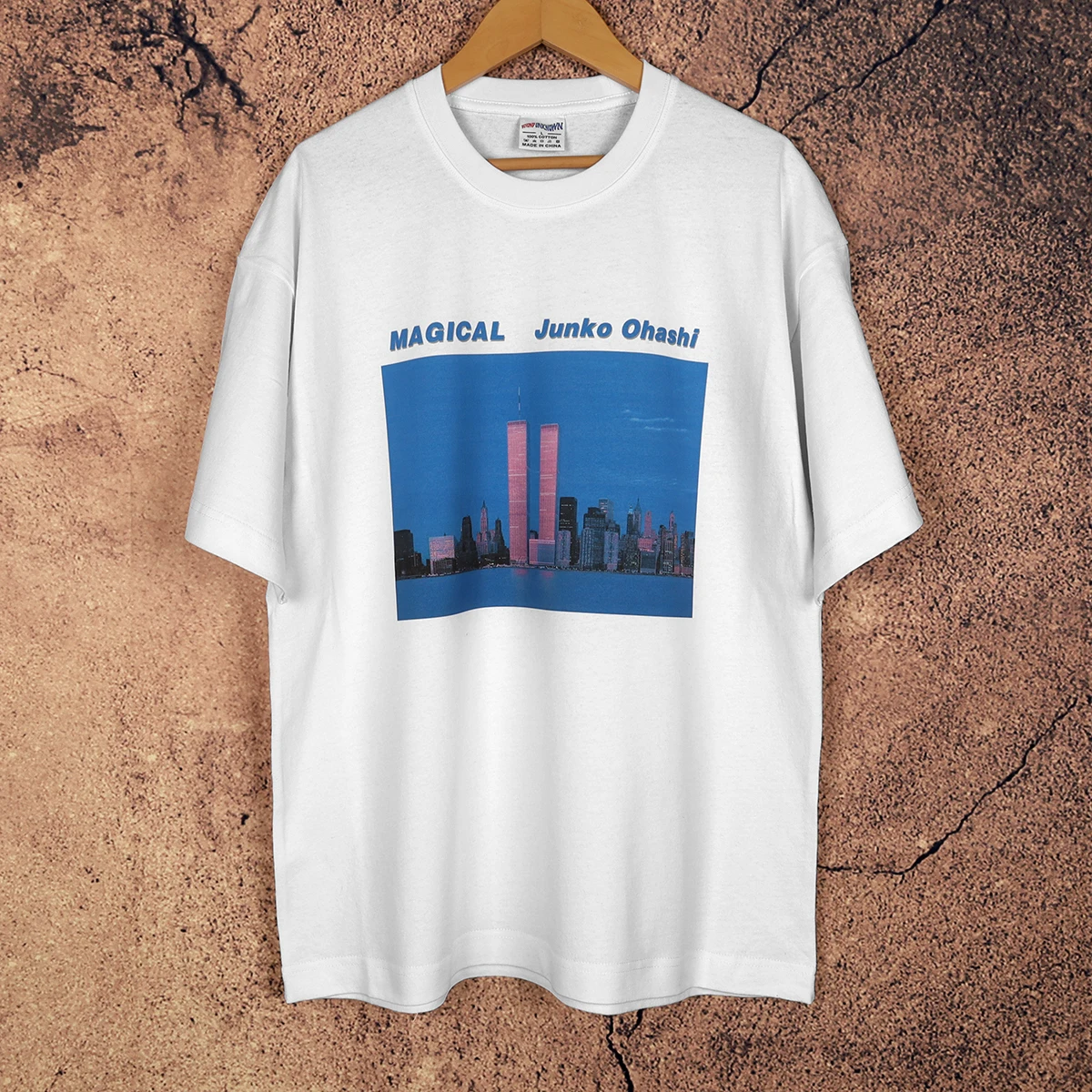 Junko Ohashi T Shirt Magical Japanese City Pop Toshiki Kadomatsu Men's Top Graphic Clothing Short Sleeve Cotton Shirt For Man