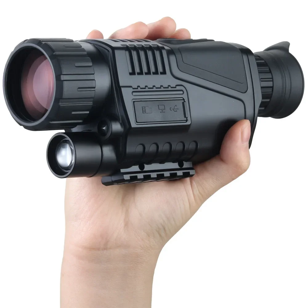 Imagem -04 - Óculos de Visão Noturna Infravermelha para Adultos Escopo Monocular hd Telescópio à Prova Dágua para Caça à Vida Selvagem Câmera de Monitoramento Nv300 Nv1000