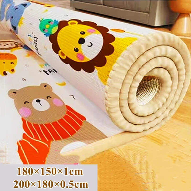 Tapis de jeu non toxique pour bébé, épais, 1/0 cm, en polymère, pour enfant, pépinière, escalade, jouets