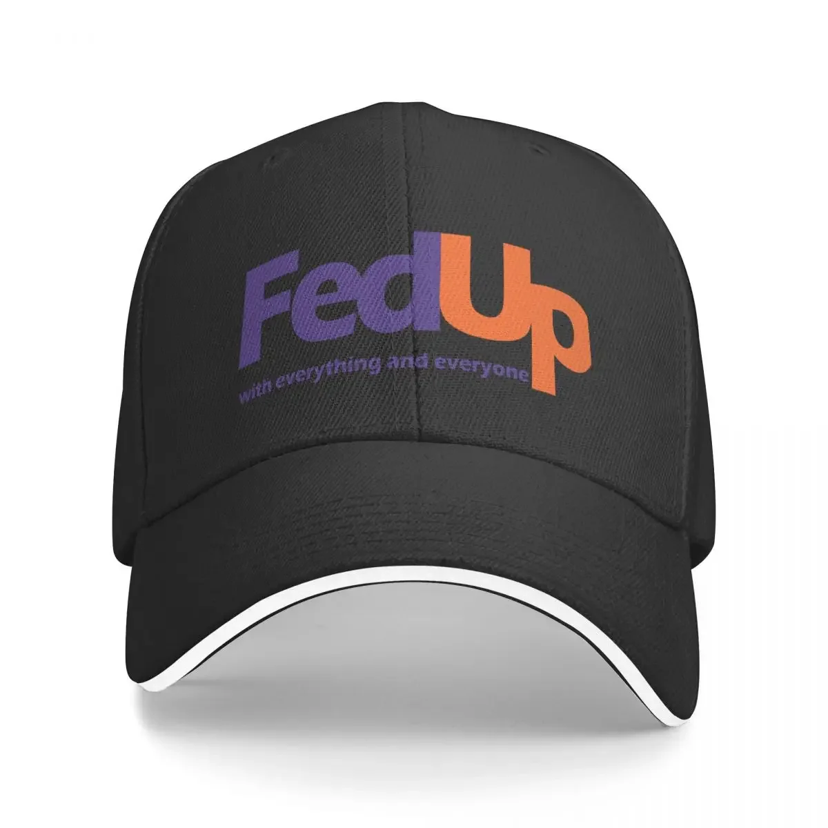 

fed up with everything and everyone Baseball Cap black dad hat tea Hat Golf Men Women's