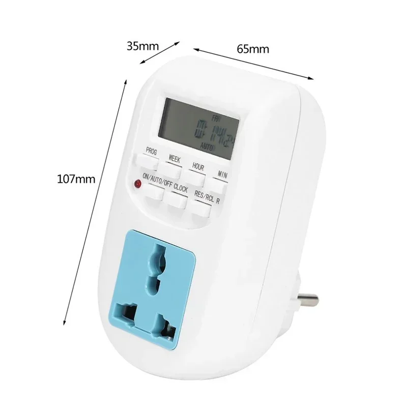 Switch Timer Time Switch 50hz Weekly Digital Socket EU Electronic With Timer Display Digital Programmable LCD